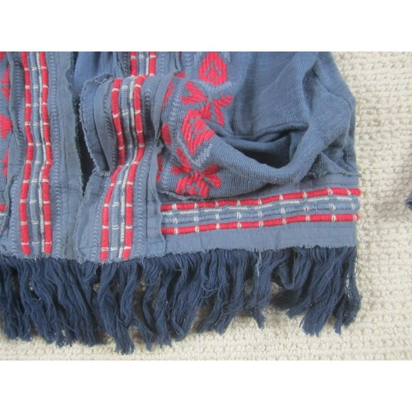 Johnny Was Cardigan Womens Small Blue Riya Open Front Embroidered Casual - Picture 4 of 10